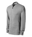 Pánska mikina na zips s elegantným golierom
