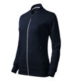 Dámska mikina na zips s elegantným golierom