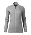 Dámska mikina na zips s elegantným golierom