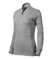 Dámska mikina na zips s elegantným golierom