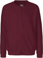 Unisex mikina na zip bez kapuce z bio bavlny Neutral