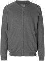 Unisex mikina na zip bez kapuce z bio bavlny Neutral