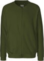 Unisex mikina na zip bez kapuce z bio bavlny Neutral