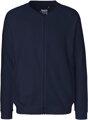 Unisex mikina na zip bez kapuce z bio bavlny Neutral