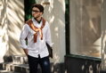 Klasická oxfordská košeľa s golierom na gombíky Rochester Slim Fit Nimbus