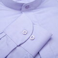 Svetlo fialová pánska košeľa SmartMen mini Herringbone golier band skrytá léga Slim fit