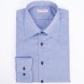 Modrá košeľa pánska gombíky tón v tóne Royal Oxford Easy Care SmartMen