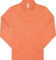 Pánske bavlnené piqué polo s dlhým rukávom 210 B&C