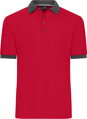Pánske kontrastné bavlnené polo James & Nicholson