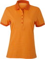 Dámske džersejové melírované polo James & Nicholson