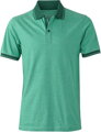 Pánske džersejové melírované polo James & Nicholson