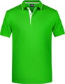 Pánske piqué polo s légou v kontraste & prúžkom 100% česaná bavlna James Nicholson