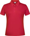 Dámske bavlnené piqué polo James & Nicholson