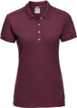 Russell dámske elastické polo bavlna & Lycra® dlhší strih Slim fit