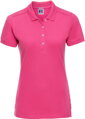 Russell dámske elastické polo bavlna & Lycra® dlhší strih Slim fit
