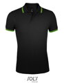 Priliehavé pánske polo s kontrastnými prvkami SOL´S
