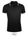 Priliehavé pánske polo s kontrastnými prvkami SOL´S
