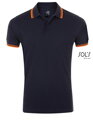 Priliehavé pánske polo s kontrastnými prvkami SOL´S