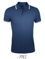 Priliehavé pánske polo s kontrastnými prvkami SOL´S