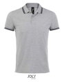 Priliehavé pánske polo s kontrastnými prvkami SOL´S