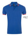 Priliehavé pánske polo s kontrastnými prvkami SOL´S