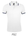 Priliehavé pánske polo s kontrastnými prvkami SOL´S