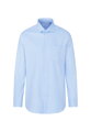 Pánska business modrá easy iron košeľa Cover s dlhým rukávom Regular fit Seidensticker