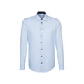 Pánská nežehlivá košile Shaped fit modrá s kontrastem Seidensticker