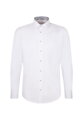 Pánska biela nežehlivá košeľa Slim fit Seidensticker s kontrastom