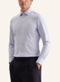 Pánska módna elastická košeľa slim fit Performance v modrej farbe Seidensticker Non iron