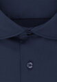 Pánska módna elastická košeľa slim fit Performance v tmavo modrej farbe Seidensticker Non iron