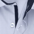 Pánska nežehlivá slim fit košeľa s drobným kockovaným vzorom Seidensticker