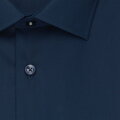 Pánska nežehlivá tmavo modrá košeľa Slim fit s krátkym rukávom Seidensticker