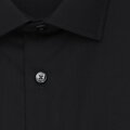 Pánska čierna nežehlivá košeľa Slim fit s krátkym rukávom Seidensticker