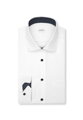 Luxusná pánska biela košeľa Seidensticker Cover Regular fit s kontrastom