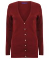 Dámsky Slim fit pletený cardigan do V Henbury