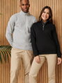 Unisex mikina s krátkym zipsom do 1/4 Henbury