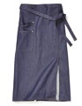 Odolná džínsová zástera Slit Apron Scanno