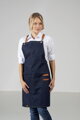 Dámska zástera Bib Apron Denim 100% bavlna