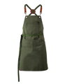 Štýlová laclová zástera Unisex Bib Apron 100% bavlna