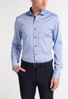 Svetlo modrá farba pánska košeľa smart casual štýl ETERNA slim fit bavlna non iron