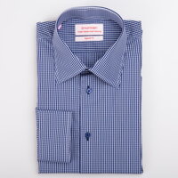 Kockovaná košeľa pánska modrá Charleston SmartMen