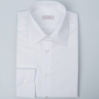Biela pánska košeľa s dlhým rukávom spoločenská do oblekov