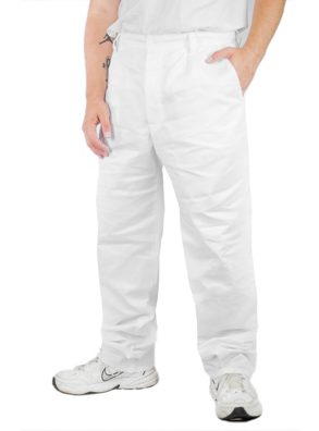 Kuchárske nohavice biele pánske