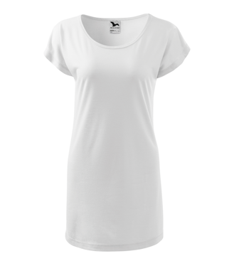 Dámske tričko-šaty s krátkym rukávom Love Malfini