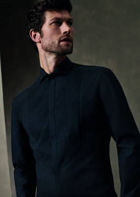 Pánské nežehlivé košile ETERNA Slim Fit pro běžné mužské postavy