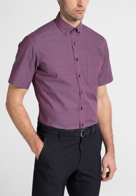 Letní pánské košile krátký rukáv ETERNA Modern Fit pro běžné postavy mužů