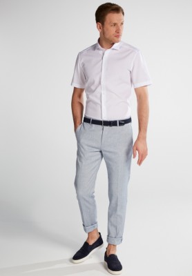 ETERNA Slim Fit krátký rukáv košile pro štíhlé muže
