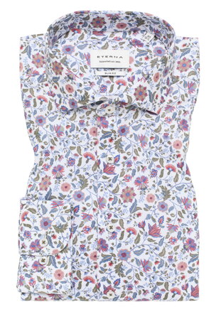 ETERNA Slim fit košeľa rozkvitnutá lúka Non Iron