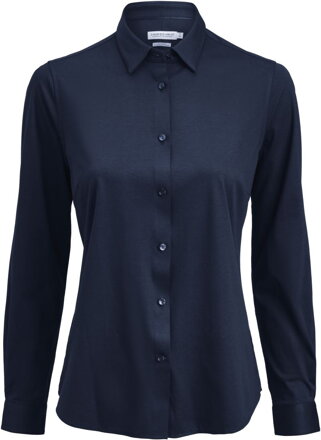 J. Harvest & Frost dámska košeľa Oxford s dlhým rukávom Navy Modern Easy Care